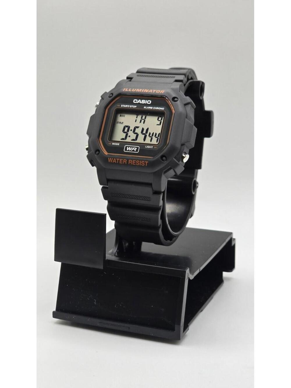 CASIO Original Quartz Men's Digital Wrist Watch F108WH-8A2 Square 43mm